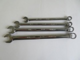 Four Armstrong Armaloy combination wrenches, 6