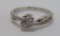 Ladies Diamond Fashion Ring, size 10 1/2, 14 kt