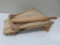 Kitchen country primitive rolling pin and bread board, 21