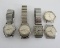 Five vintage wrist watches