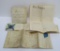 Four antique deeds Indenture papers, 1800's