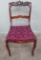 Carved Upholstered Side Chair