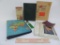 Vintage School lot, papers, binder, rulers, German cards and 1932 yearbook