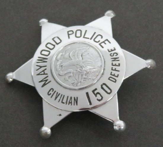 Maywood Police Civil Defense, 2 1/2"