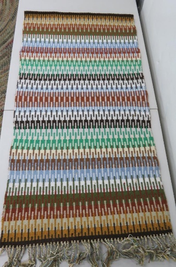 Handwoven wall hanging, MCM, 26" x 52"