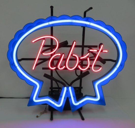 Vintage Pabst Neon Beer Sign