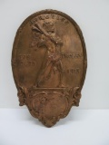 1915 Hercules Gun Club Trophy, bronze, 8 1/2