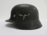 German WWII steel combat helmet, Luftwaffe M42, original condition