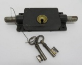 Very large key and lock, 4