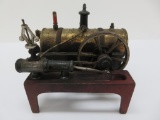 Weeden cast iron and brass plated steam engine, 6