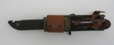 Military bayonet and scabbard, PU 9025