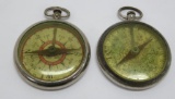 Two vintage Boy Scouts of America compass, 2