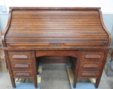 Oak S Roll Top Desk, 55