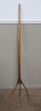 Super Primitive three tine hay fork, 57