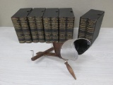 Stereoptican cards and viewer, Stereographic Library Volumes 1-8, Keystone, Tour of the World