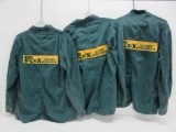 Three REX Customer Representative work shirts