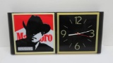 Light up Marlboro clock, working, 26