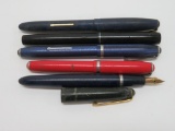5 Vintage fountain pens
