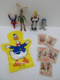 Retro Cartoon and comic character toys