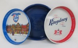 Pabst, Old Style and Kingsbury beer trays,, 11