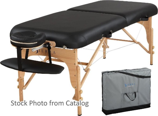 Sierra Comfort, NIB Massage table, 1001-black deluxe