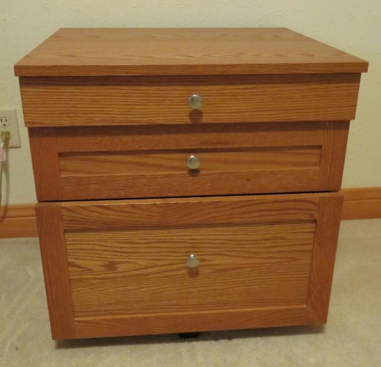 Palliser chest, three drawer, DeFehr Furniture LTD, 24" x 22", 25" tall