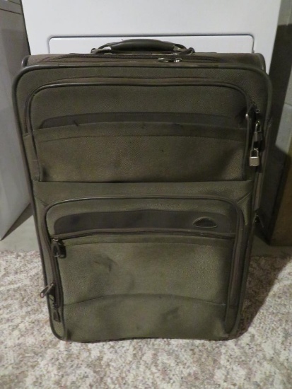 Samsonite rolling suitcase, 28" tall
