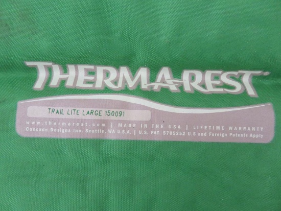 Thermarest Trail Lite Large camping mat, 150091. no carry bag