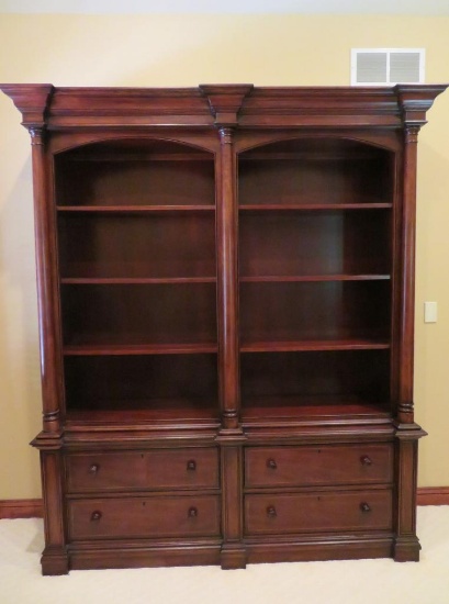Thomasville, Fredericksburg, bibliotheque, 71" x 18 1/2", 86" tall