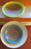 Three earthenware bowls, 10