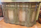 Thomasville chest cabinet, cottage painted, 76