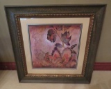 Framed Art, abstract floral, 26