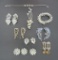 Rhinestone jewelry lot