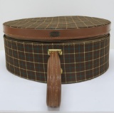 Tailored Truly Light Travel Case, brown and turquoise plaid, 16