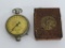 Antique pressure gauge in tin case, Invincible Tire Tester, 3