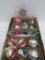 15 Large vintage ornaments and 9