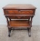 Lovely Burled Walnut Sewing Cabinet 30