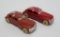 Two 1930's Barclay slush metal Taxi cabs great condition, 3 1/4