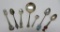Seven sterling spoons and forks, 2 1/2