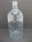 Waukesha Silver Sand Spring Water bottle, aqua, 10 1/2