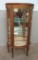 Beautiful Louis the XIV style Curved Glass Curio, 54