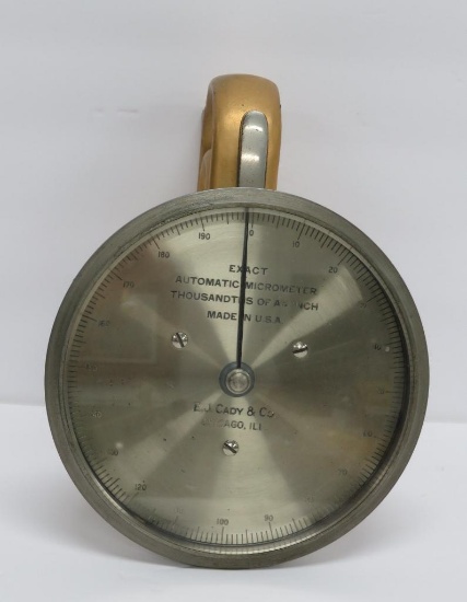 EJ Cady & Co Exact Automatic micrometer, 7 1/2"