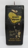 Sight Saver metal advertising glass cleaning dispenser, 111/2