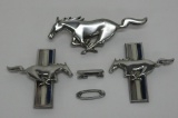 1966 Mustang automobile emblems, 3 3/4
