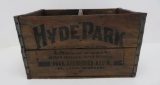 Hyde Park Lager Beer wood box, ,St Louis Missouri