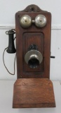 Kellogg Oak wall telephone, 23