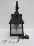 Wrought iron carriage light, 10