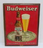 Budweiser tin sign, Preferred Everywhere, 12
