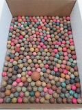 About 326 clay marbles