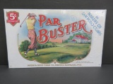 Vintage inspired metal sign from House & Kunz Cigar Co Milwaukee, Par Buster, golfer, 16